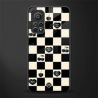 black cherries check pattern glass case for mi 10t 5g image