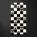 black cherries check pattern glass case for iphone 6 image