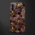 black maroon tile marble glass case for samsung galaxy note 10 plus image