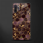 black maroon tile marble glass case for samsung galaxy note 10 plus image