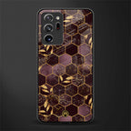 black maroon tile marble glass case for samsung galaxy note 20 ultra 5g image