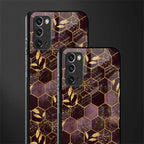 black maroon tile marble glass case for samsung galaxy note 20 image-2