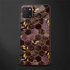 black maroon tile marble glass case for samsung galaxy note 10 lite image
