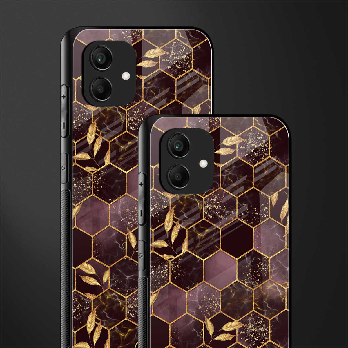 black maroon tile marble back phone cover | glass case for samsung galaxy a04