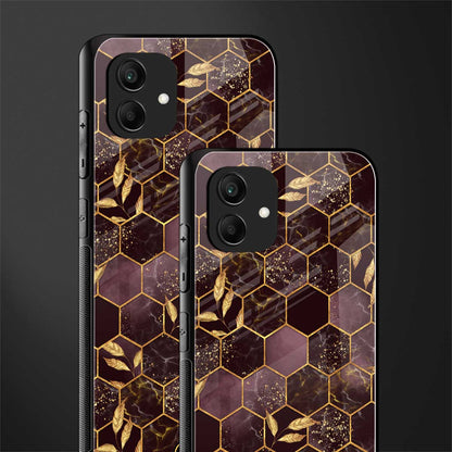 black maroon tile marble back phone cover | glass case for samsung galaxy a04