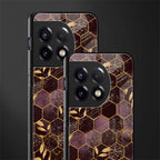 black maroon tile marble back phone cover | glass case for oneplus 11r