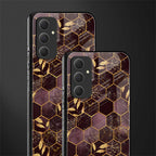black maroon tile marble back phone cover | glass case for samsung galaxy a54 5g