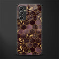 black maroon tile marble back phone cover | glass case for samsung galaxy a54 5g