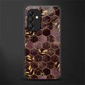 black maroon tile marble back phone cover | glass case for samsung galaxy a14 5g