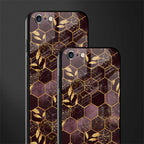 black maroon tile marble glass case for iphone 6 plus image-2