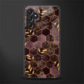 black maroon tile marble back phone cover | glass case for samsun galaxy a24 4g