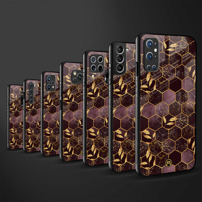 black maroon tile marble glass case for samsung galaxy a71 image-3