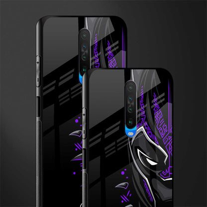 black panther superhero glass case for poco x2 image-2