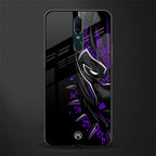 black panther superhero glass case for oppo f11 image