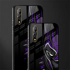 black panther superhero glass case for vivo s1 image-2