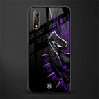 black panther superhero glass case for vivo s1 image