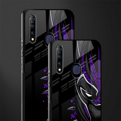 black panther superhero glass case for vivo z1 pro image-2