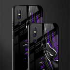 black panther superhero glass case for vivo v15 image-2