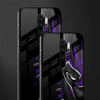 black panther superhero glass case for redmi note 8 pro image-2