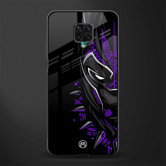 black panther superhero glass case for poco m2 pro image