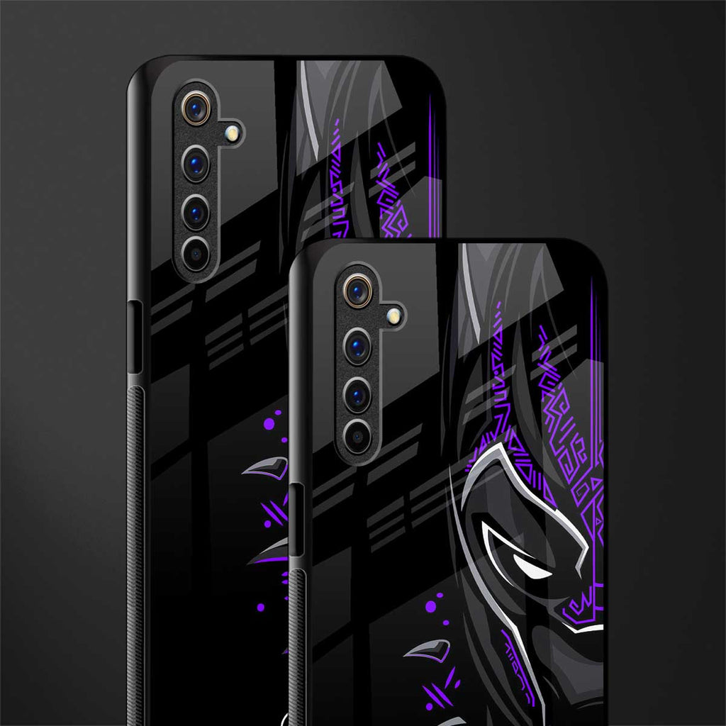 black panther superhero glass case for realme 6 pro image-2