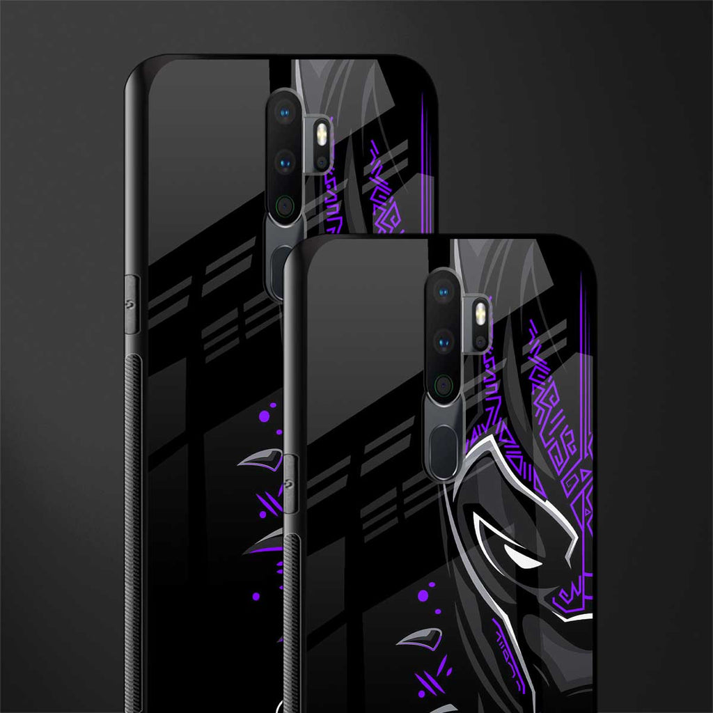 black panther superhero glass case for oppo a9 2020 image-2