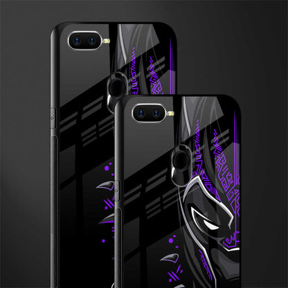 black panther superhero glass case for realme 2 pro image-2