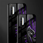 black panther superhero glass case for realme xt image-2