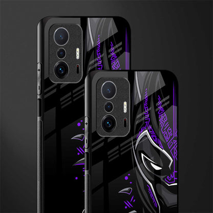 black panther superhero glass case for mi 11t pro 5g image-2