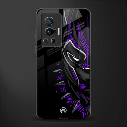 black panther superhero glass case for vivo x70 pro image