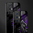 black panther superhero glass case for vivo x70 pro plus image-2