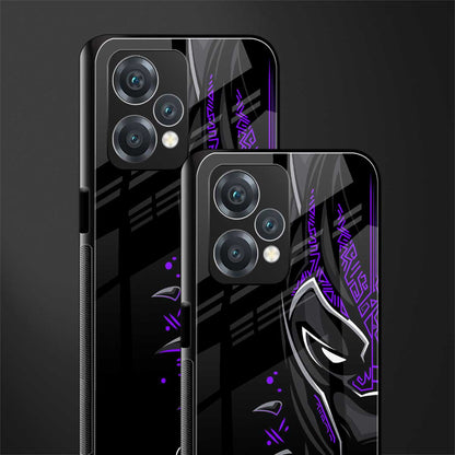 black panther superhero back phone cover | glass case for realme 9 pro 5g