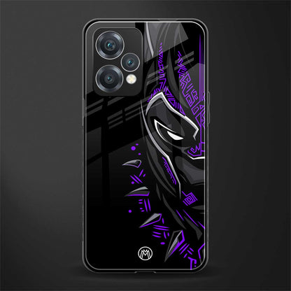 black panther superhero back phone cover | glass case for realme 9 pro 5g