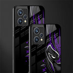 black panther superhero glass case for realme 9 4g image-2