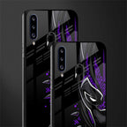 black panther superhero glass case for samsung galaxy a20s image-2