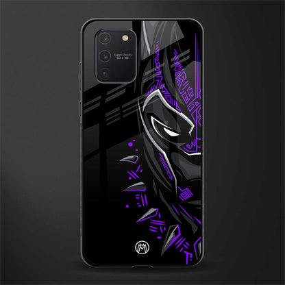 black panther superhero glass case for samsung galaxy s10 lite image