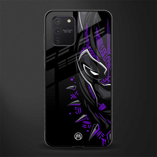 black panther superhero glass case for samsung galaxy s10 lite image