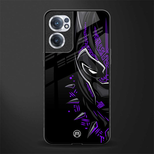 black panther superhero glass case for oneplus nord ce 2 5g image