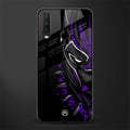 black panther superhero glass case for vivo y15 image