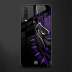 black panther superhero glass case for vivo y15 image