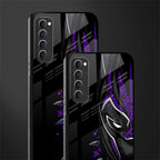 black panther superhero glass case for oppo reno 4 pro image-2