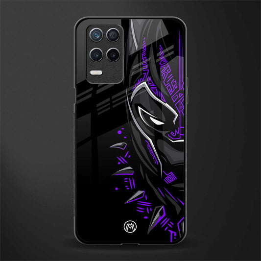 black panther superhero glass case for realme narzo 30 5g image