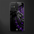 black panther superhero back phone cover | glass case for realme narzo 50a