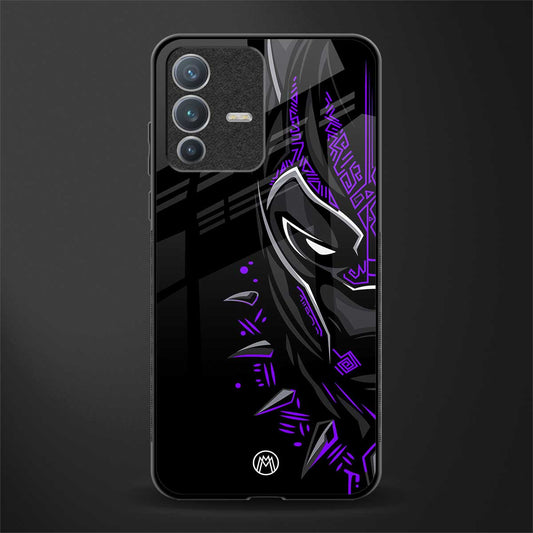 black panther superhero glass case for vivo v23 pro 5g image