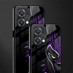 black panther superhero back phone cover | glass case for oneplus nord ce 2 lite 5g