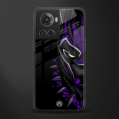 black panther superhero back phone cover | glass case for oneplus 10r 5g