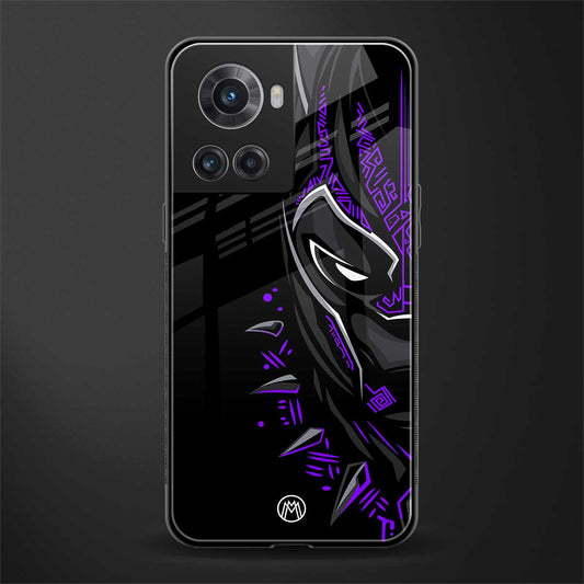 black panther superhero back phone cover | glass case for oneplus 10r 5g