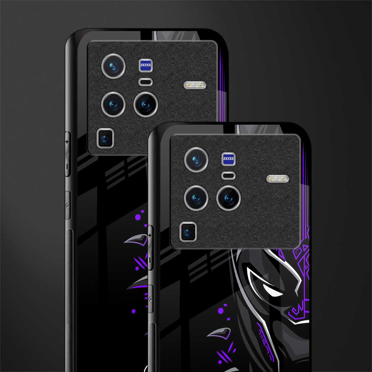 black panther superhero glass case for vivo x80 pro 5g image-2