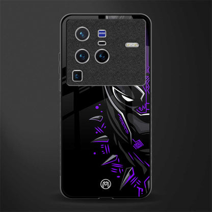 black panther superhero glass case for vivo x80 pro 5g image