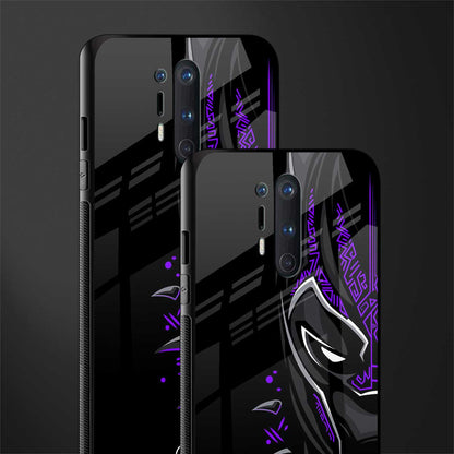 black panther superhero glass case for oneplus 8 pro image-2